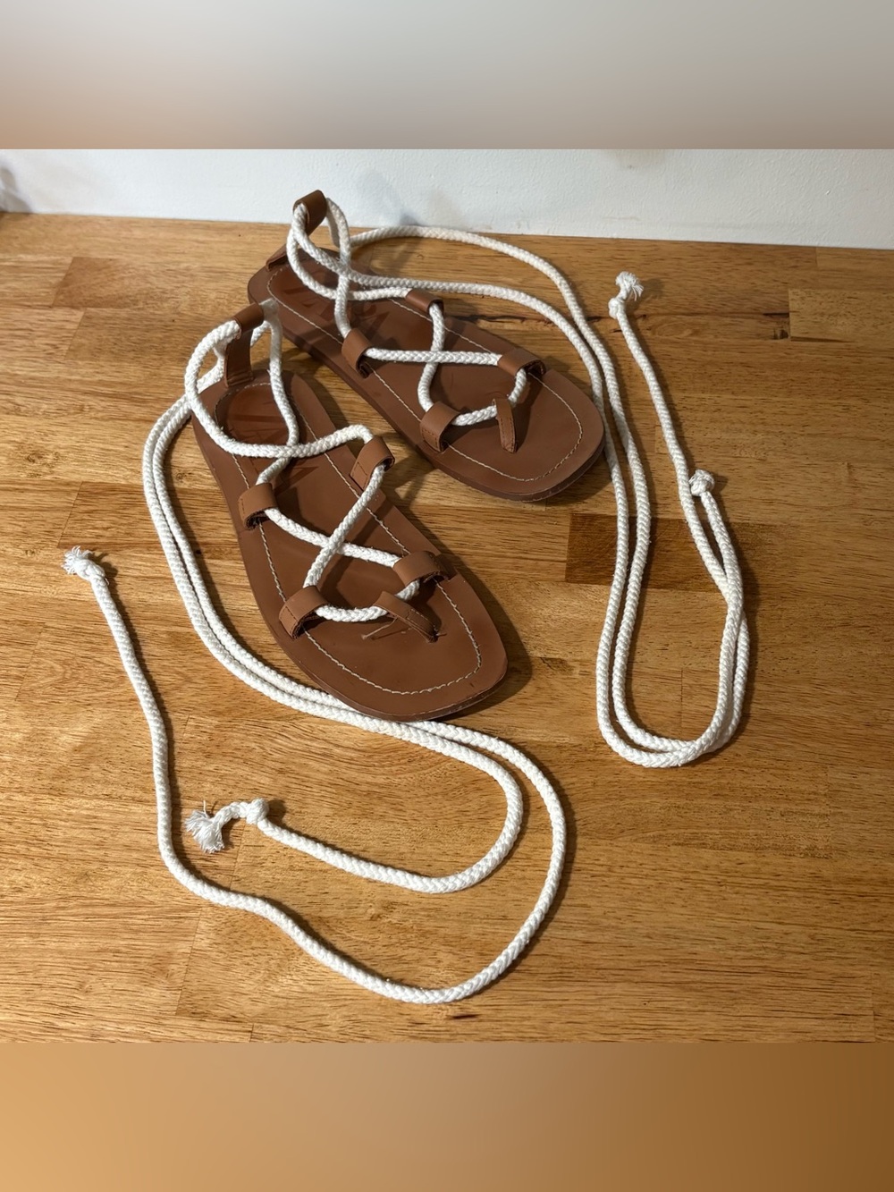 ZARA GLADIATOR SANDALS SIZE 8.5 - Picture 8 of 8